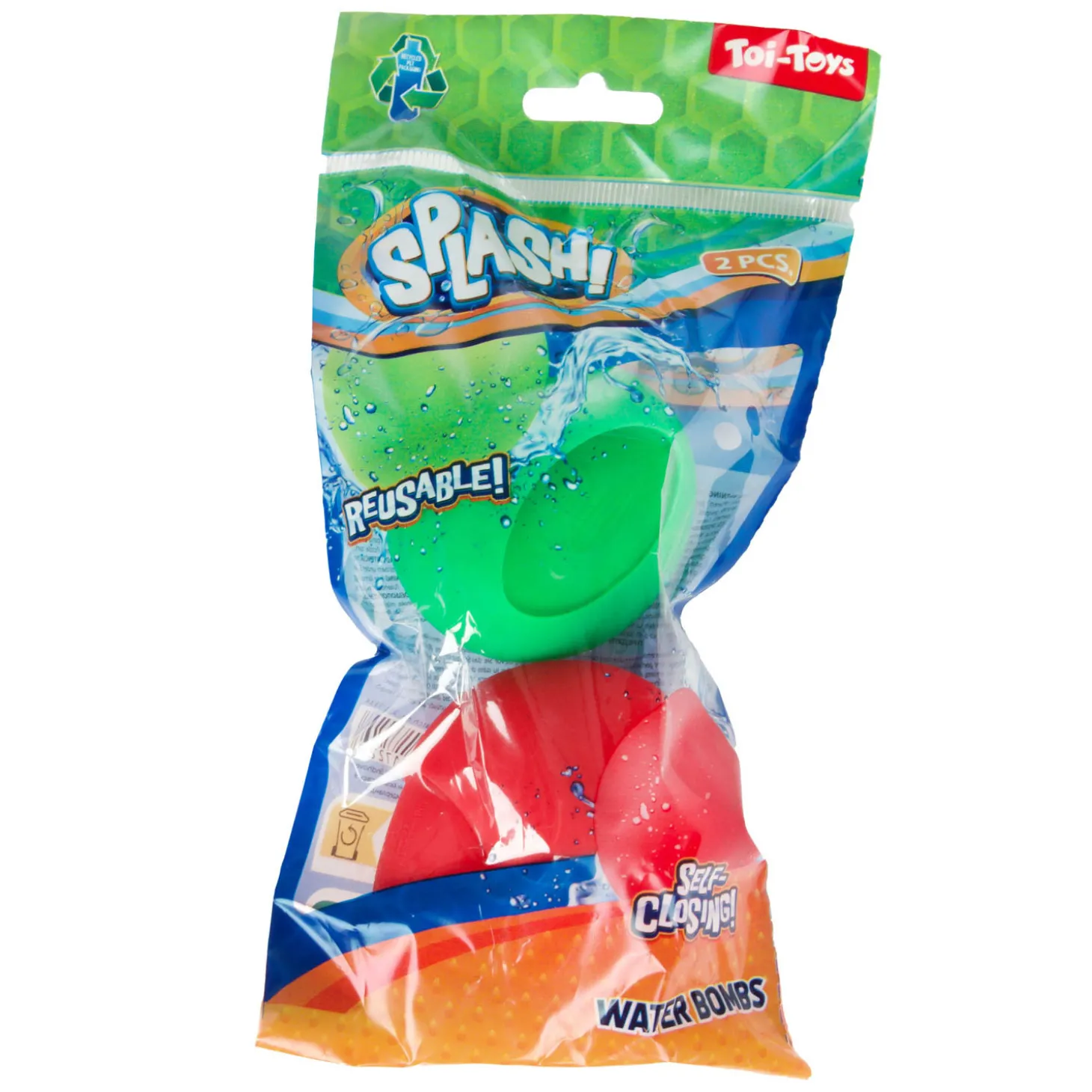 Splash Waterballon Herbruikbaar Zelfsluitend, 2st.