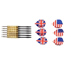 SportX Dartbord Flocked met 6 Darts