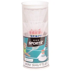 SportX Mini Badminton Shuttles in Koker, 3st.