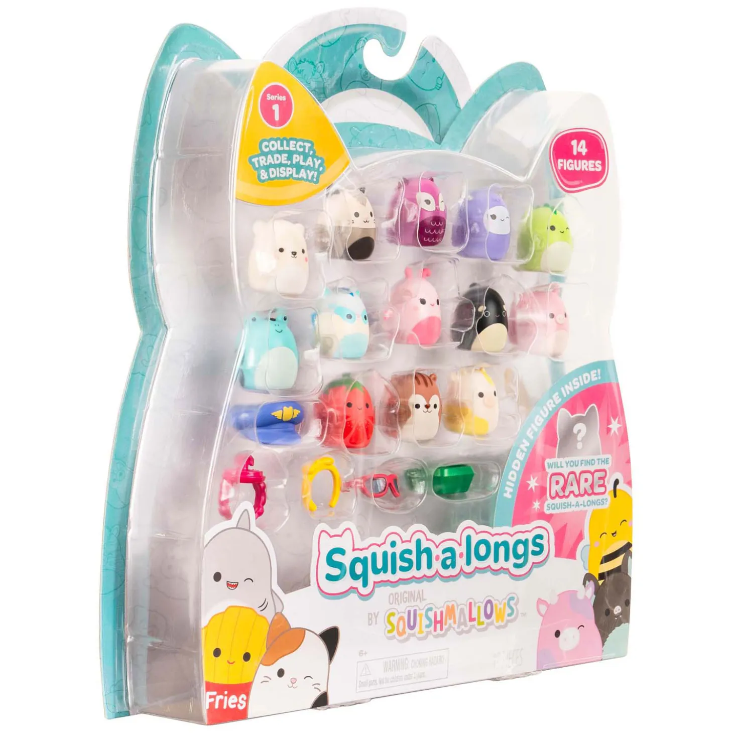 Squishmallows - Squish-a-longs Speelfiguren - Style 2, 14dlg.