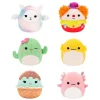 Squishmallows Knuffel Pluche - Micromallows Archie, Maya, Maritza, Bimbi, Rodry, Lucy, 6-Pack
