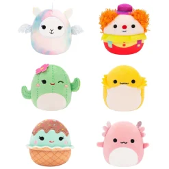 Squishmallows Knuffel Pluche - Micromallows Archie, Maya, Maritza, Bimbi, Rodry, Lucy, 6-Pack