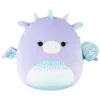 Squishmallows Knuffel Pluche - Drow the Purple Dragon - 30cm