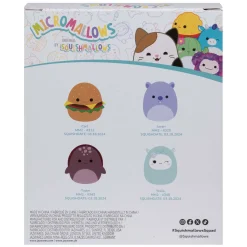 Squishmallows Knuffel Pluche Micromallows - Carl, Yollie, Javari, Tudor, 4-pack