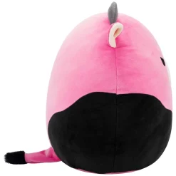 Squishmallows Knuffel Pluche - Zwarte en Roze Koe, 30cm