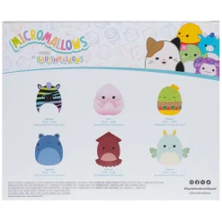 Squishmallows Knuffel Pluche Micromallows - Elin, Altman, Gideon, Agnolo, Safiyah, Connie, 6-Pack