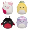 Squishmallows Knuffel Pluche Micromallows - Maui, Trudy, Caedyn, Minya, 4-pack