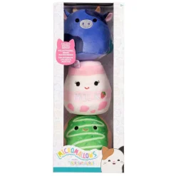 Squishmallows Knuffel Pluche - Micromallows Ingred, Amelie, Daisuke - 3dlg.