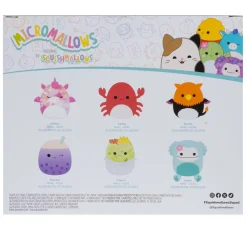 Squishmallows Knuffel Pluche Micromallows - Myrnam Henley, Carlos, Anjara, Joelle, Poplina, 6-pack