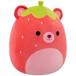Squishmallows Knuffel Pluche - Romeo the Red Bear Strawberry - 40cm