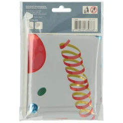 Staande Folieballon Joyful Party Cijfer 6 -72cm