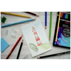 STABILO Aquacolor - Aquarel Kleurpotlood - ARTY - Set 12 St.