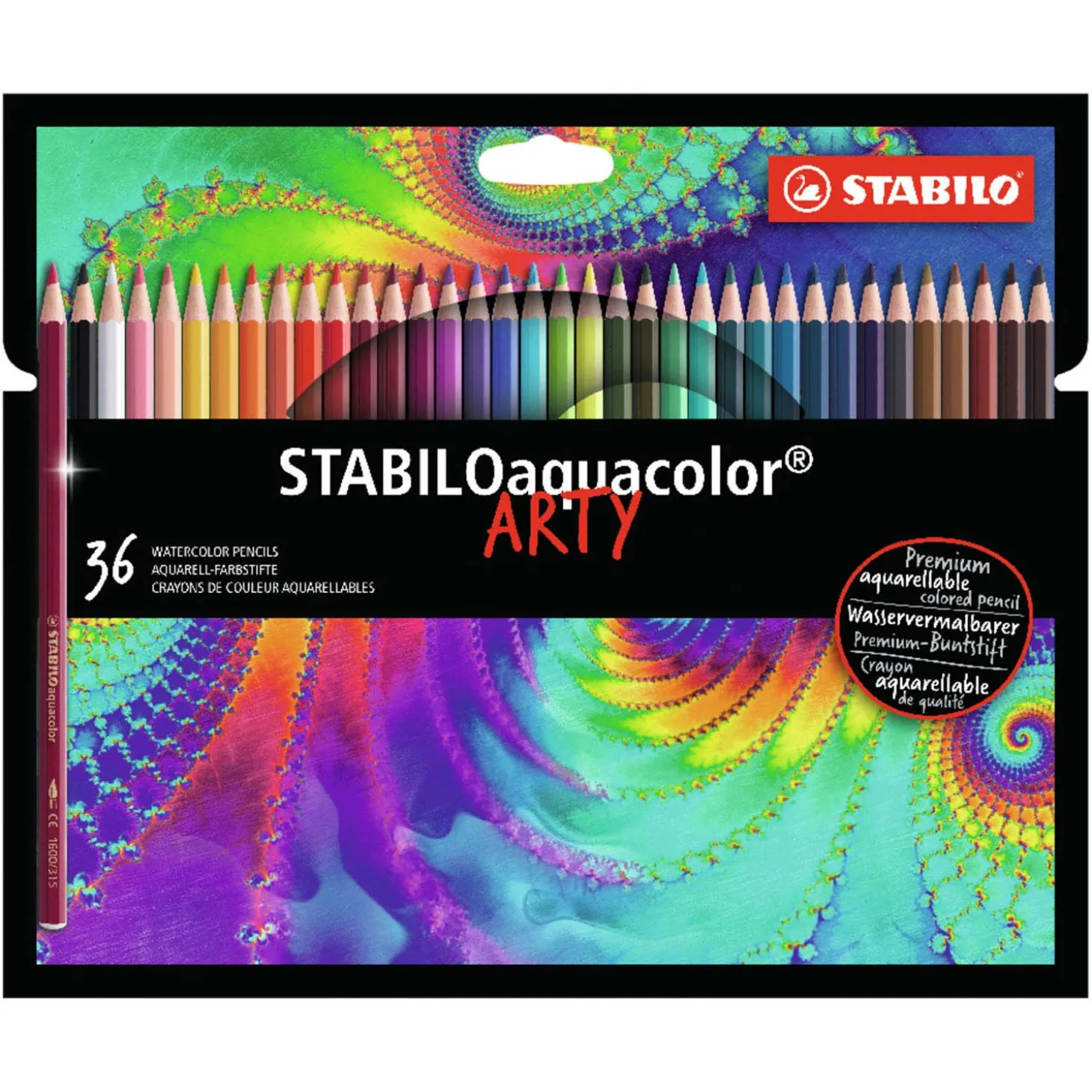 STABILO Aquacolor - Aquarel Kleurpotlood - ARTY - Set 36 St.