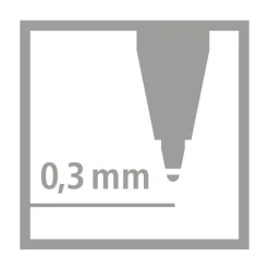 STABILO EASYoriginal - Navulling Fine - 3 Stuks - Blauw