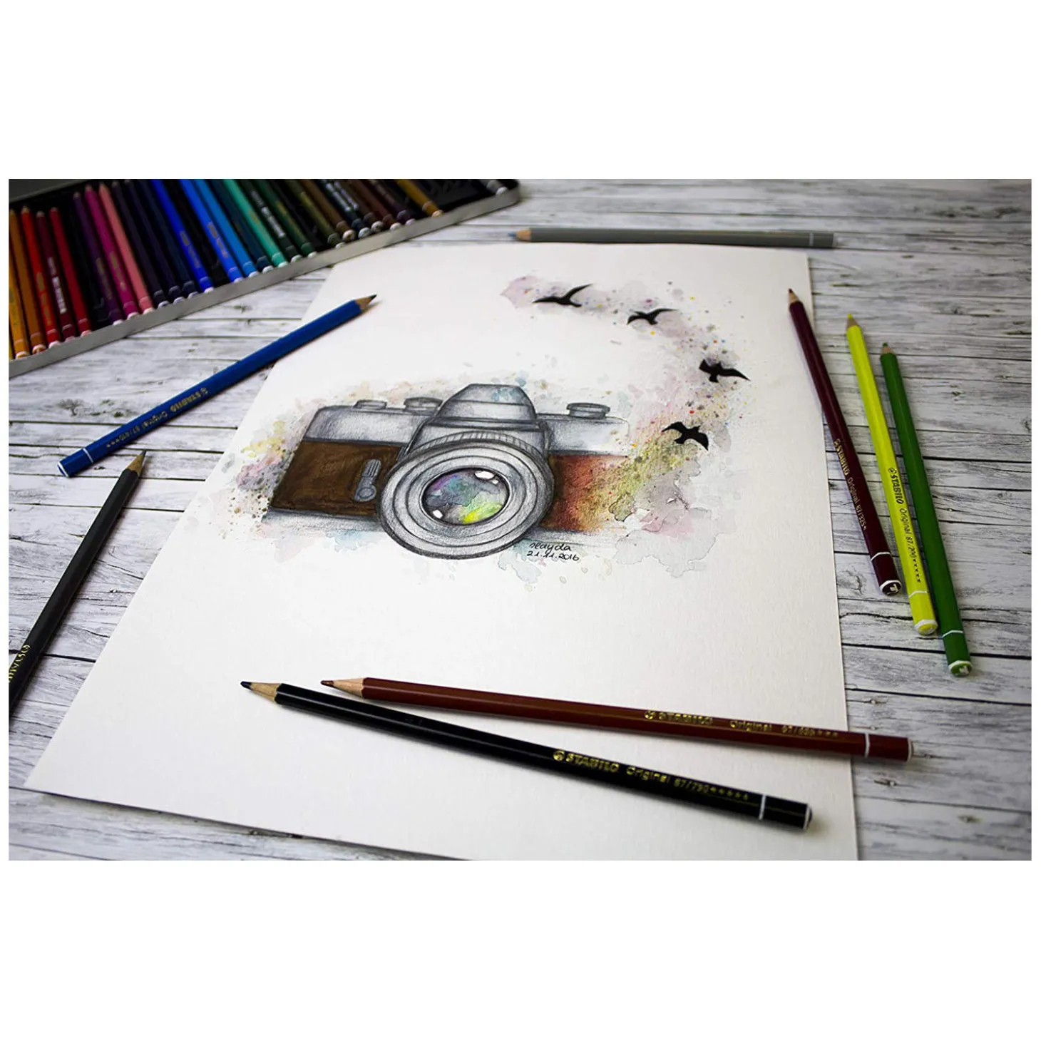 STABILO Original - Kleurpotlood - Half Rood-Half Blauw (87/815)