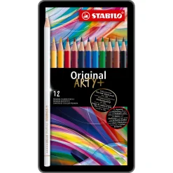 STABILO Original - Kleurpotlood Met Dunne Kern - Metalen Set 12 St.