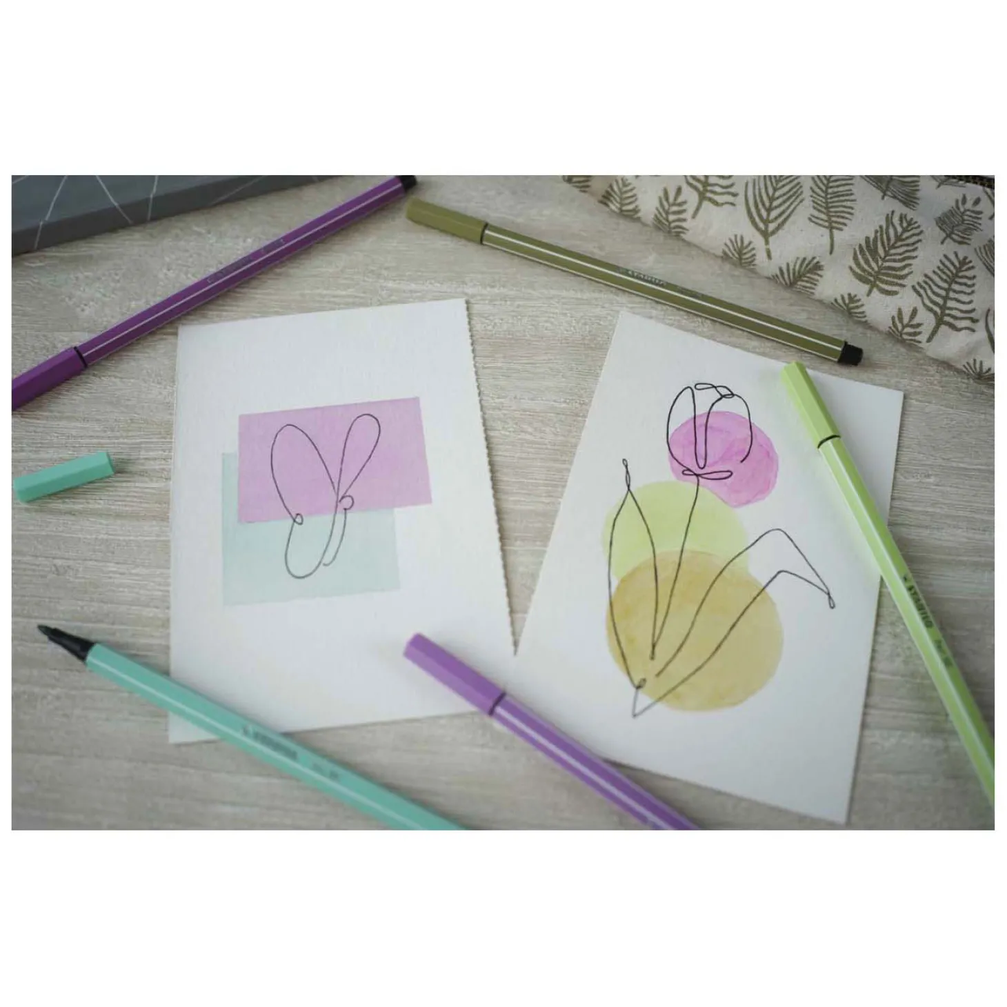 STABILO Pen 68 - Viltstift - ARTY - Set Met 65 Stuks