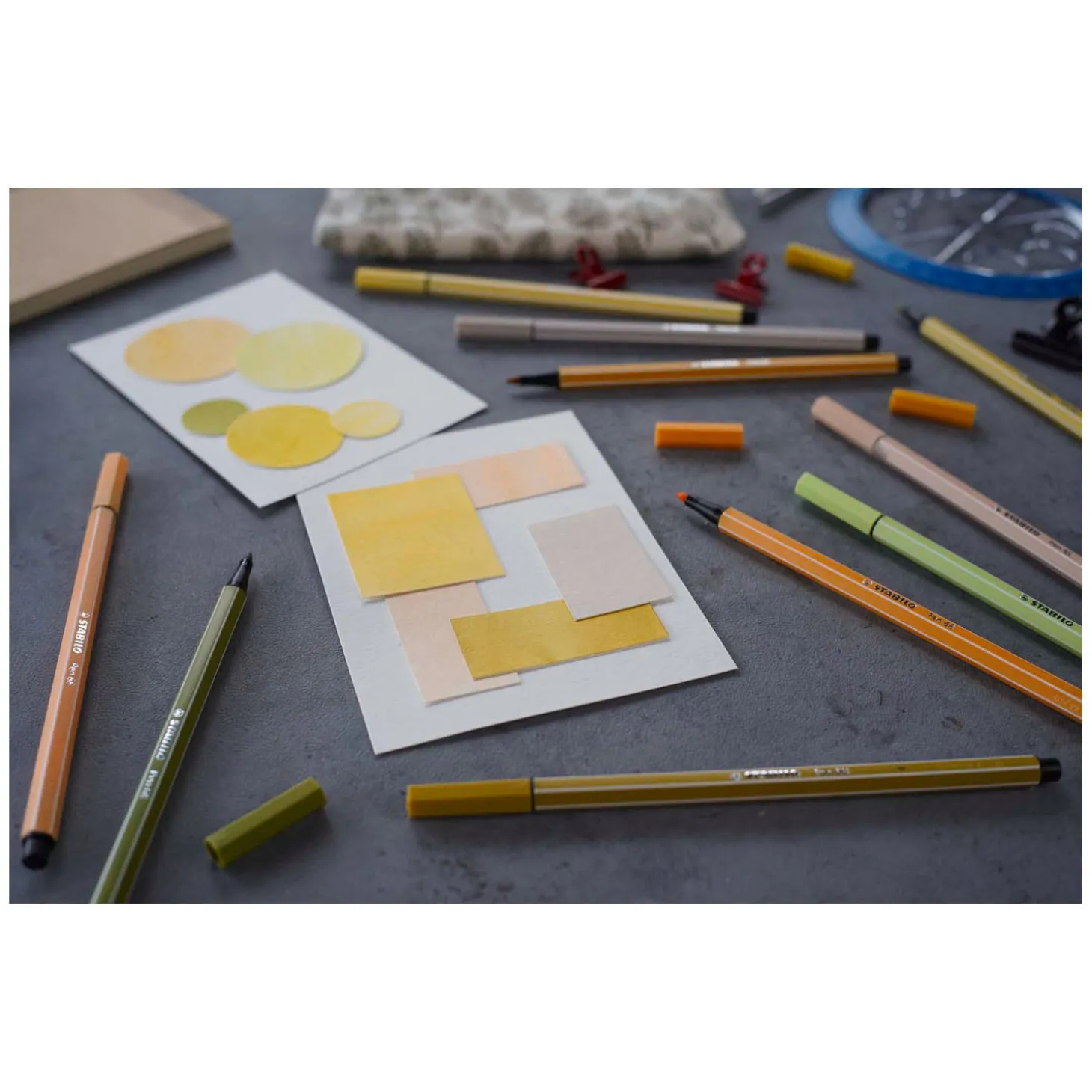 STABILO Pen 68 - Viltstift - ARTY - Set Met 65 Stuks