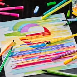 STABILO Pen 68 - Viltstift - Metalen Doos Met 20 Stuks