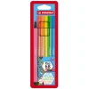 STABILO Pen 68 - Viltstift - Set met 6 Fluoriserende Stuks