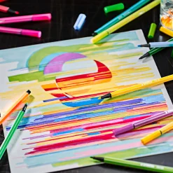 STABILO Pen 68 - Viltstift - Metalen Doos Met 30 Stuks