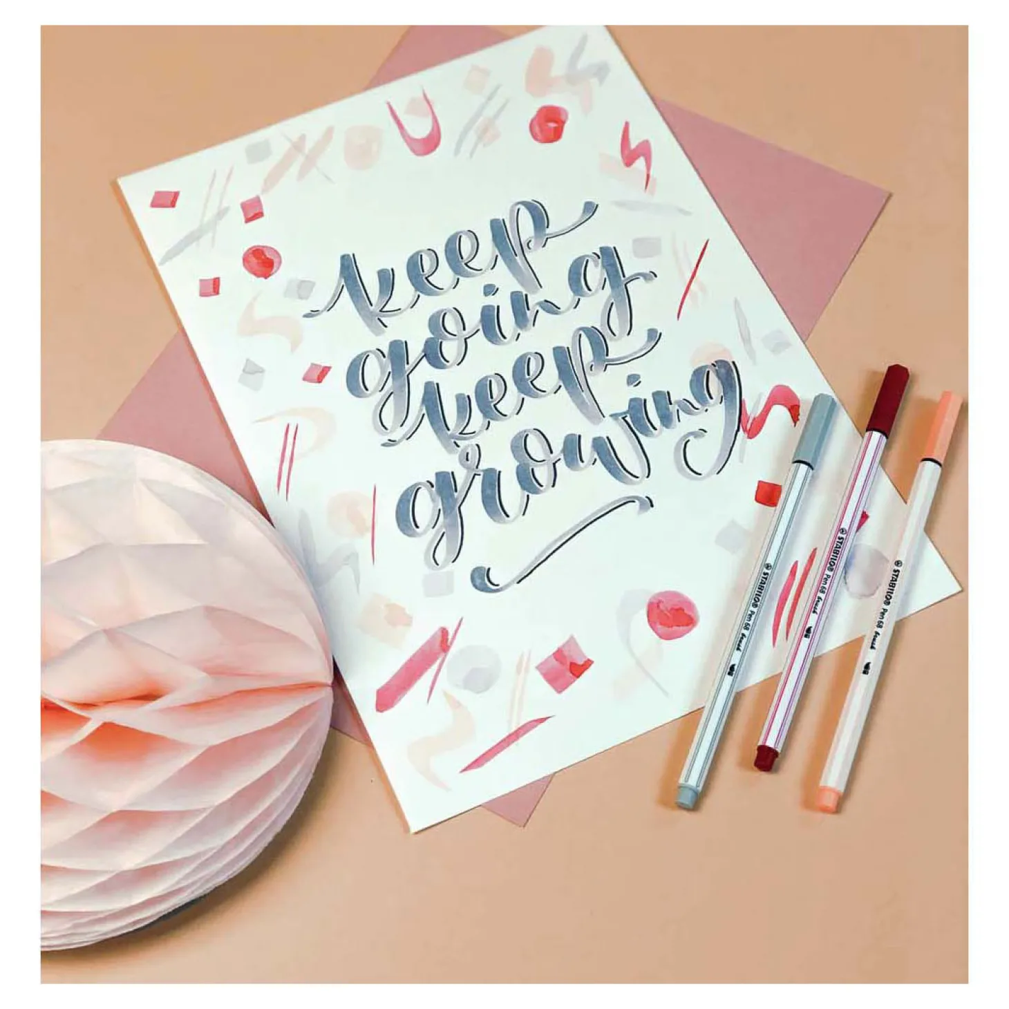 STABILO Pen 68 Brush - Viltstift - Sienna (75)