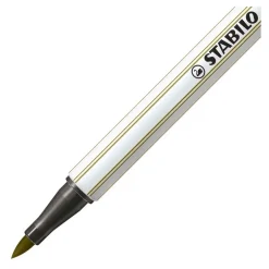 STABILO Pen 68 Brush - Viltstift - Modder Groen (37)