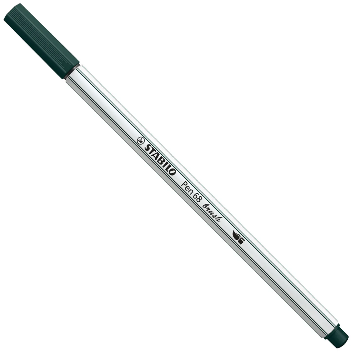STABILO Pen 68 Brush - Viltstift - Aarde Groen (63)