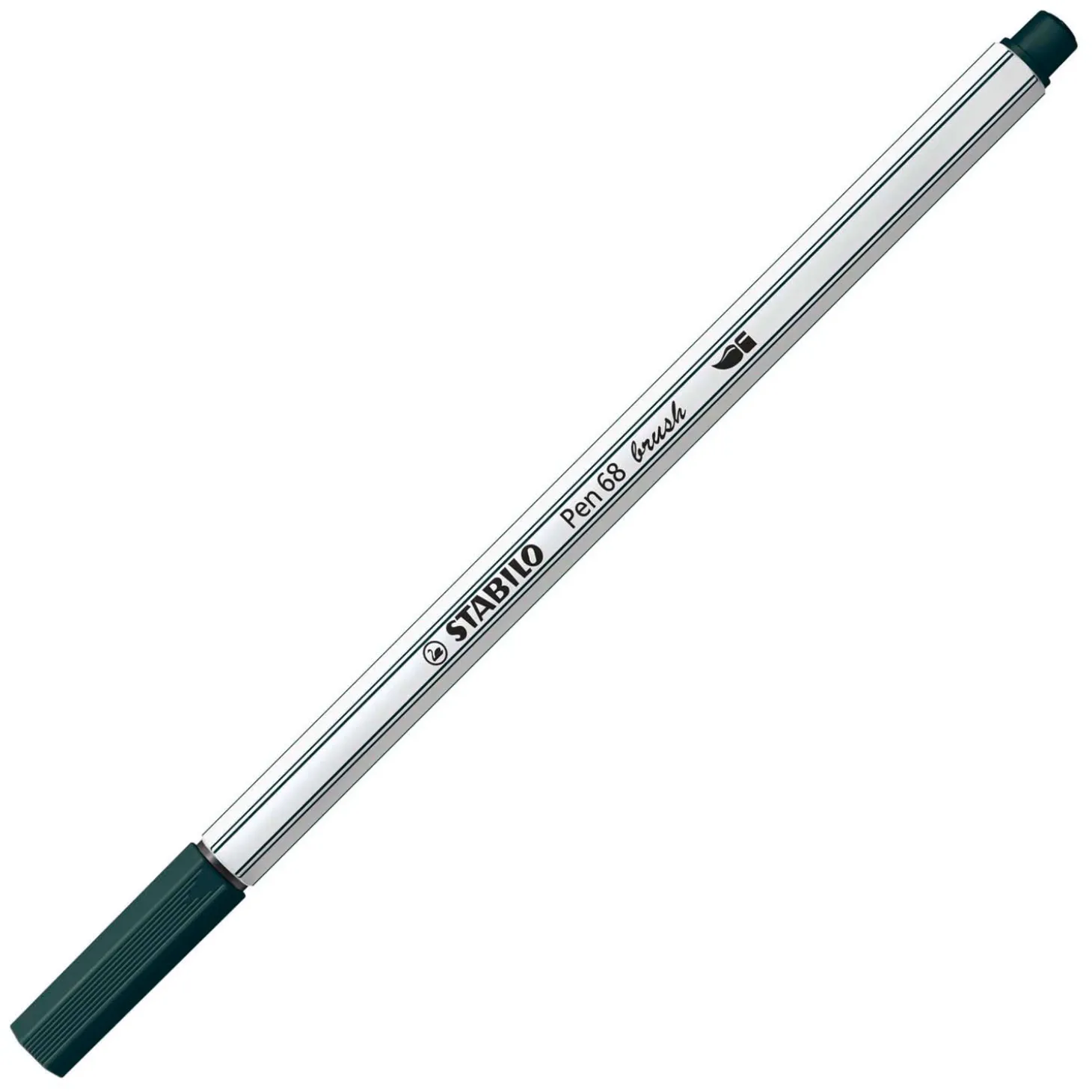 STABILO Pen 68 Brush - Viltstift - Aarde Groen (63)