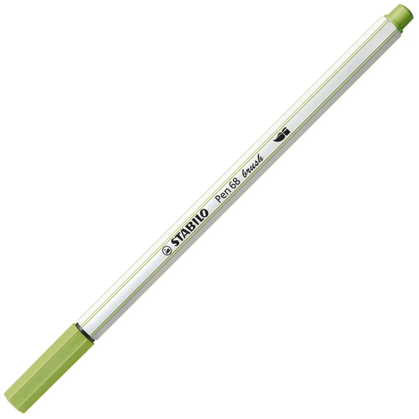 STABILO Pen 68 Brush - Viltstift - Pistache (34)