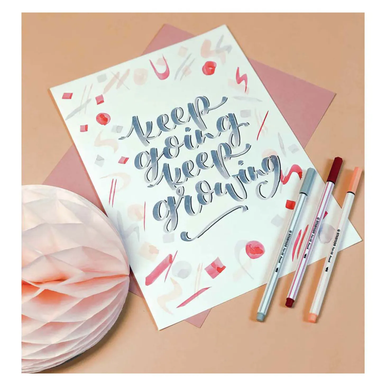 STABILO Pen 68 Brush - Viltstift - Pistache (34)