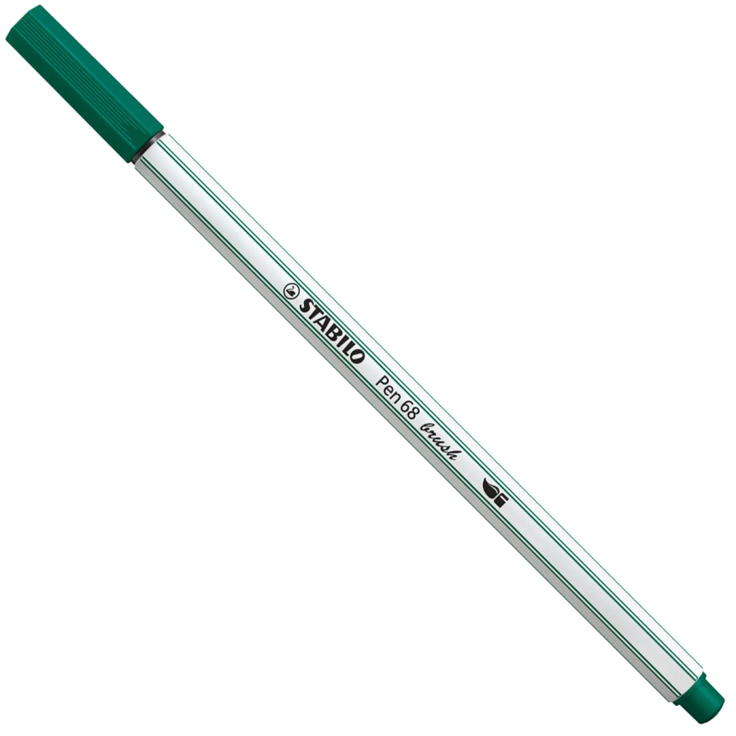 STABILO Pen 68 Brush - Viltstift - Turquoise Groen (53)