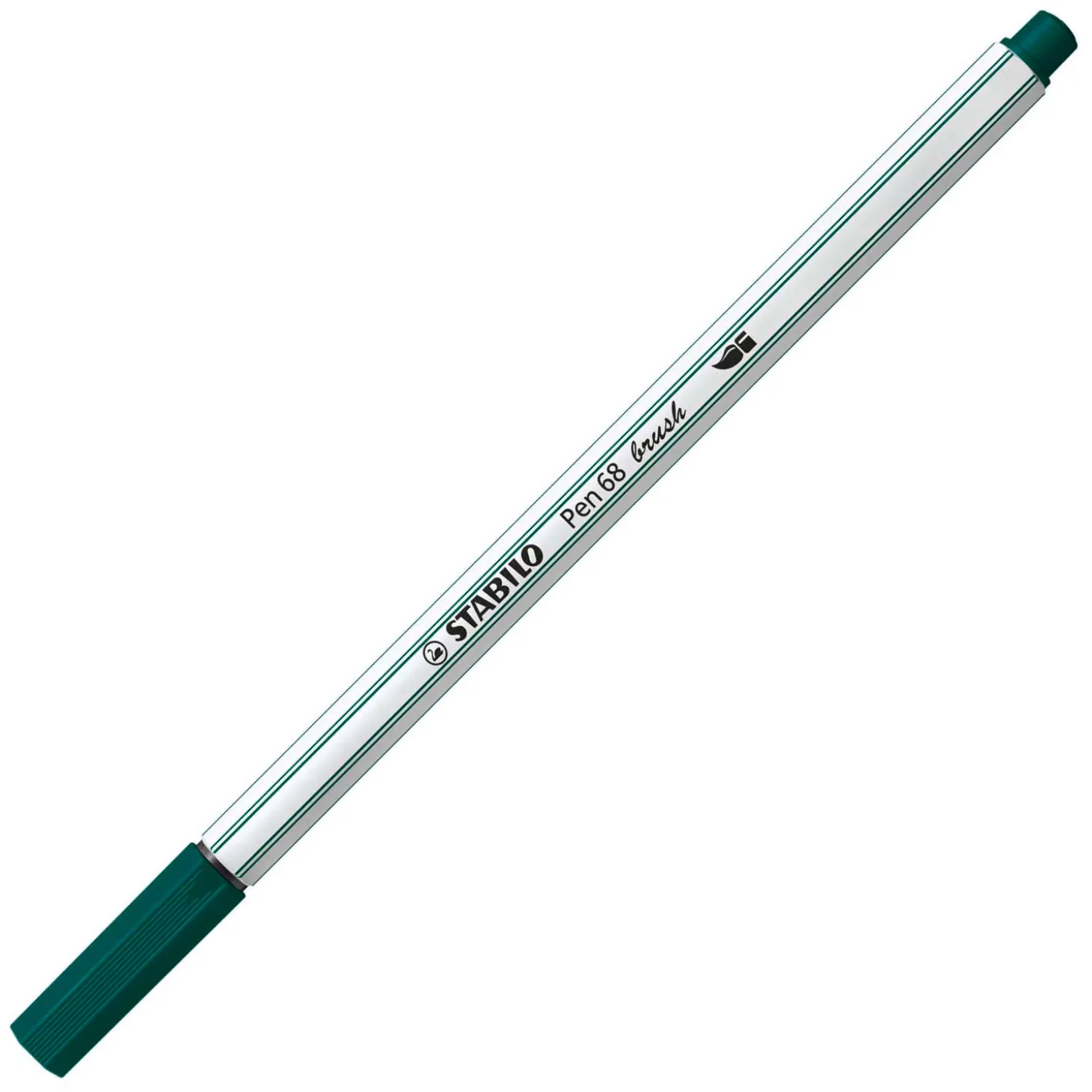 STABILO Pen 68 Brush - Viltstift - Turquoise Groen (53)