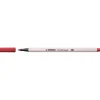 STABILO Pen 68 Brush - Viltstift - Donkerrood (50)