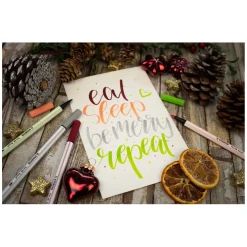 STABILO Pen 68 Brush - Viltstift - Donkerrood (50)