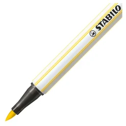 STABILO Pen 68 Brush - Viltstift - Citroen Geel (24)