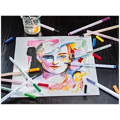 STABILO Pen 68 Brush - Viltstift - Pruimen Paars (60)