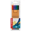 STABILO point 88 - Fineliner - Set Met 6 Stuks
