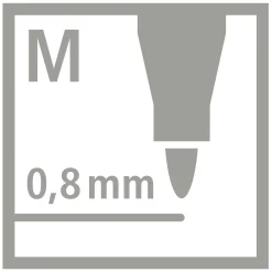 STABILO pointMax - Hardtip Fineliner - ARTY - Set 15 Stuks