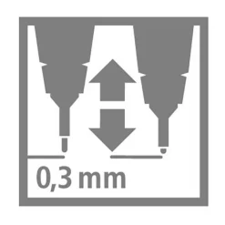 STABILO SENSOR - Fineliner 0.3 mm - Set Met 4 Stuks