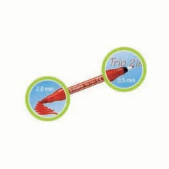 STABILO Trio 2 in 1 - Viltstift En Fineliner In Een - Set 10 Stuks