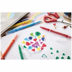 STABILO Trio 2 in 1 - Viltstift En Fineliner In Een - Set 10 Stuks