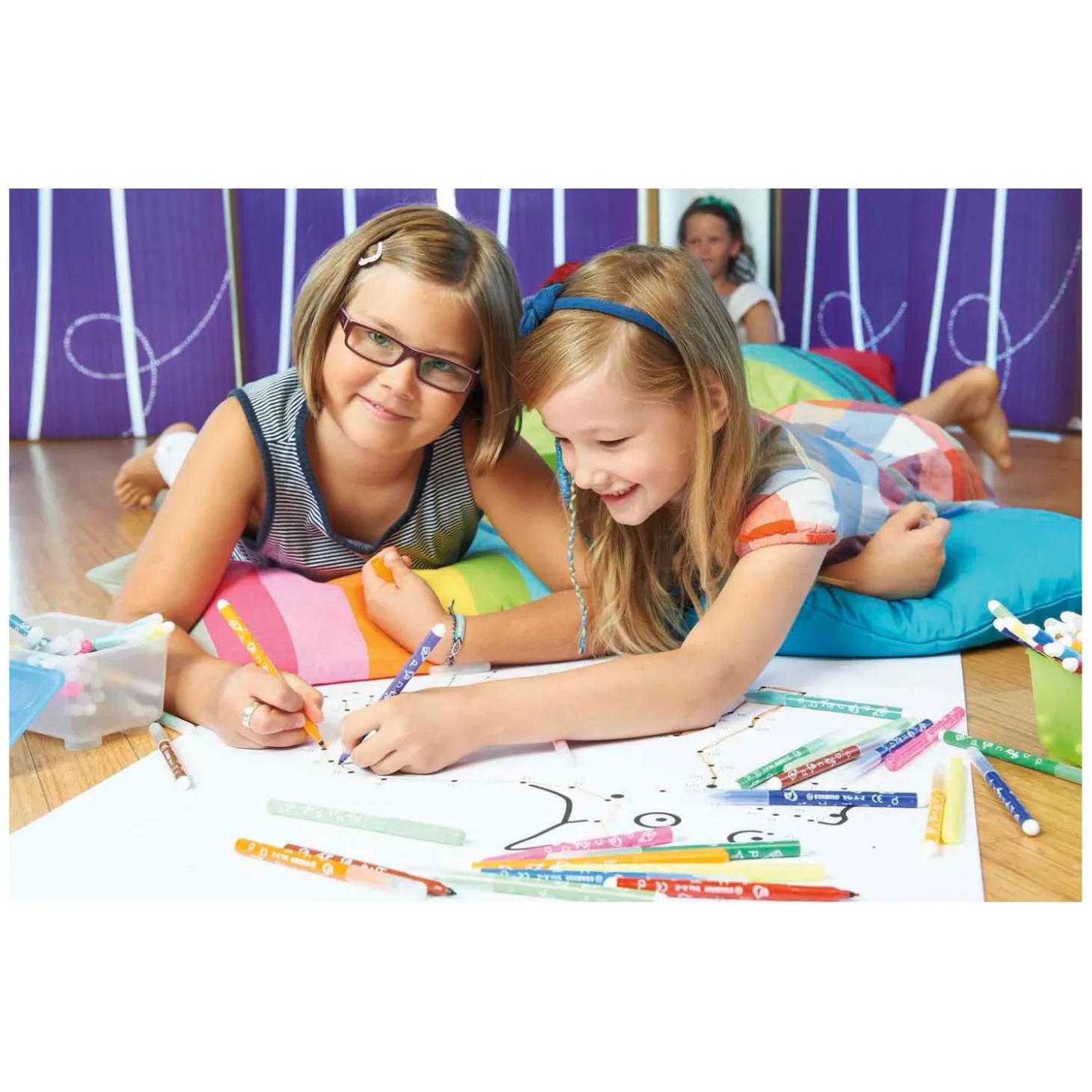 STABILO Trio A-Z - Viltstift - Set Met 24 Stuks