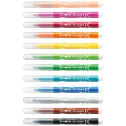 STABILO Trio Jumbo - Viltstift - Set Met 12 Stuks