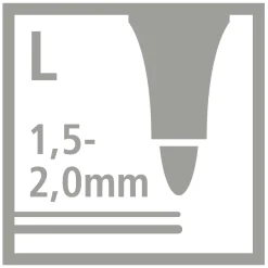 STABILO Trio Scribbi - Viltstift Met Meeverende Punt - Set 14 St.