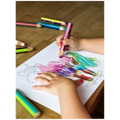 STABILO woody 3 in 1 Duo - Multitalent Kleurpotlood - Set 6 St. + Puntenslijper