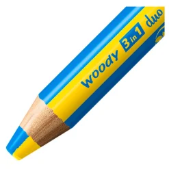 STABILO woody 3 in 1 Duo - Multitalent Kleurpotlood - Set 10 St. + Puntenslijper