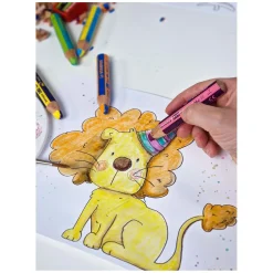 STABILO woody 3 in 1 Duo - Multitalent Kleurpotlood - Set 10 St. + Puntenslijper