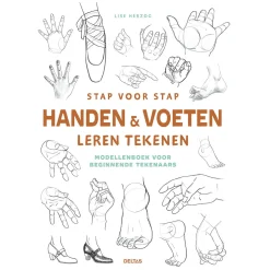 Stap voor Stap Handen en Voeten Leren Tekenen Hobbyboek