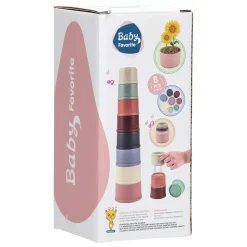 Stapelbekers Pastel, 8dlg.